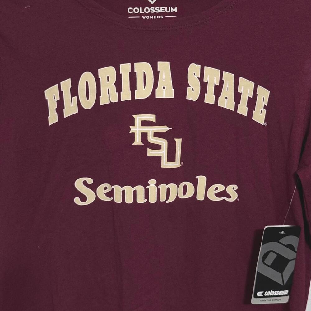 FSU Seminoles Hoodie Women's Medium NWT Florida State *SEE NOTES Colosseum Logo - Picture 3 of 8